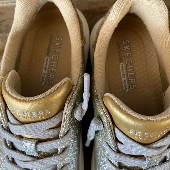 Skechers x Jane Treacy Glittering Silver/Gold Sneakers - Picture 5 of 8